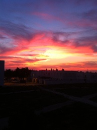 Sunset over pueblo Too